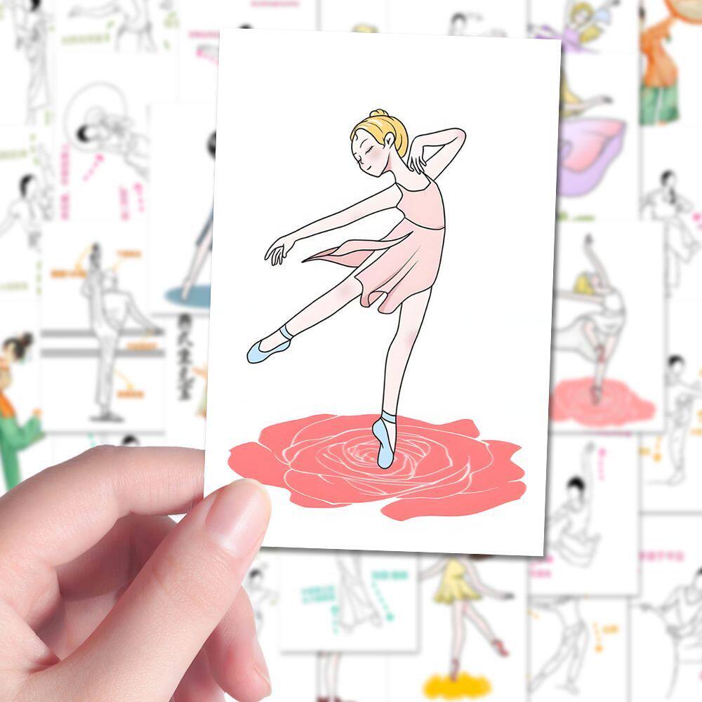 108 Creative Dance Pose Stickers for Taking Photos, Full-Body ...
