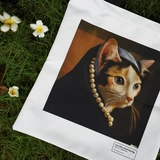 Двусторонние серьги из жемчуга, тканевый мешок, сумка на одно плечо с молнией