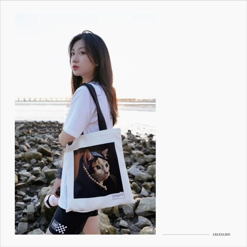 Двусторонние серьги из жемчуга, тканевый мешок, сумка на одно плечо с молнией