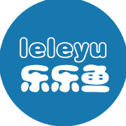 乐乐鱼品牌玩具店的LOGO