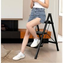 Home Folding Kitchen Stool Multifunction Ladder Chair Width