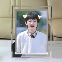 YGY Song Yaxuan photo frame Tongyu Neighborhood Era Juvenile Regiment High Definition Poster Photo Swing Table Creative Standing Gift