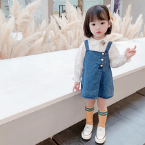 Girls baby dress dress spring dress 0 - 1 1 3 3 4 4 5 - year old children dress up fashionable gas