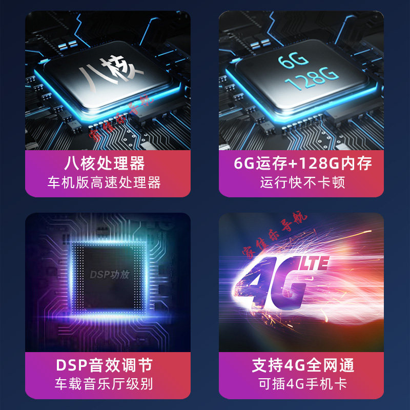 Suitable for 07, 08, 09, 10, 11, 12 Models of Toyota Rav4, Central Control Display, Car Navigation All-In-One Device