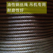 Anti-rotation steel core oily wire rope electric hoist hoist crane truck crane crane soft oily wire rope 19