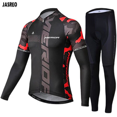 Jetson spring, summer, autumn and winter cycling clothing long-sleeved suit men's and women's mountain road cycling team version fleece