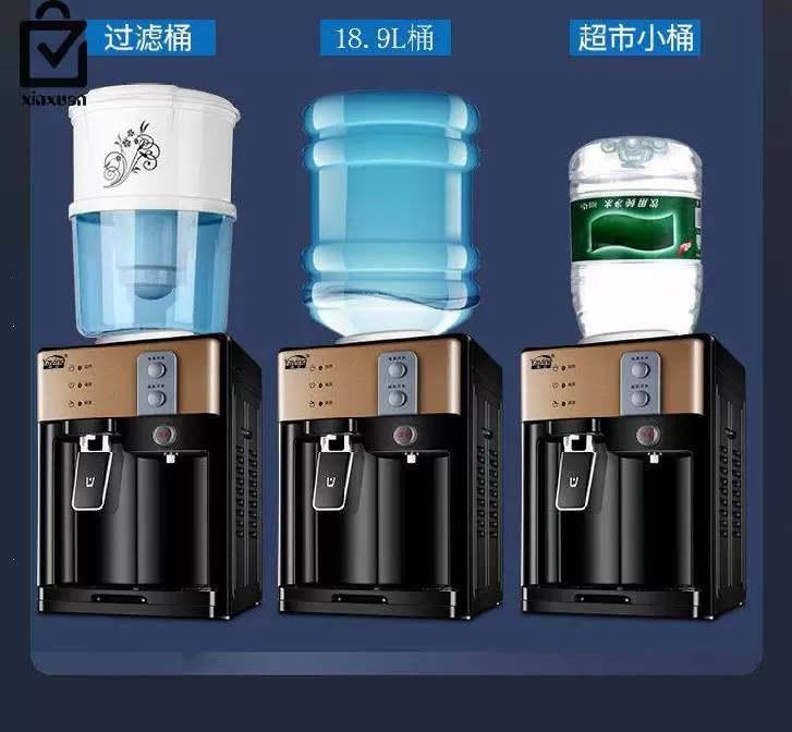 Ký túc xá xô lọc nước máy lọc nước gia đình làm mát và sưởi ấm máy tạo bọt nước đóng chai để bàn quán trà sữa uống trực tiếp - Nước quả