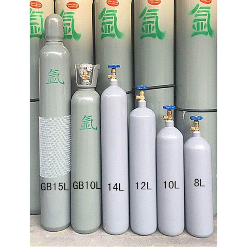 Industrial oxygen cylinder 40 raised pressure oxygen tank 10L15L small argon nitrogen carbon dioxide helium acetylene steel bottle