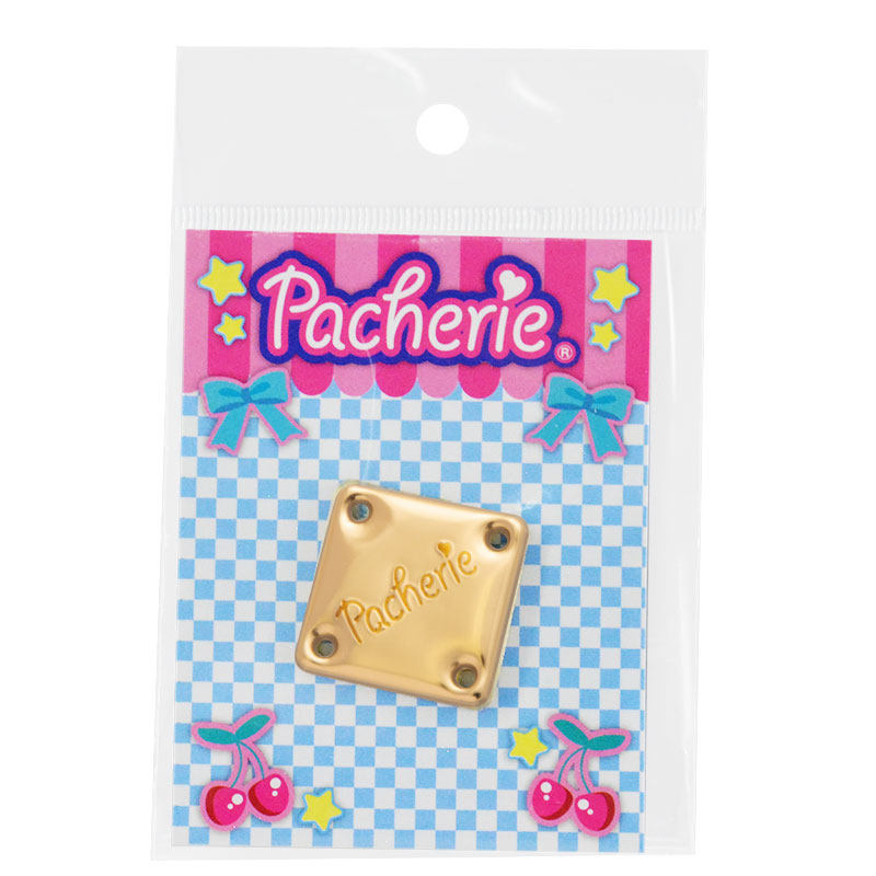 Japan Pacherie (Pacherie) refill gold LOGO badge square PA-06