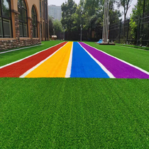 Artificial turf heat insulation construction site enclosure courtyard outdoor kindergarten fake grass carpet mat plastic simulation turf