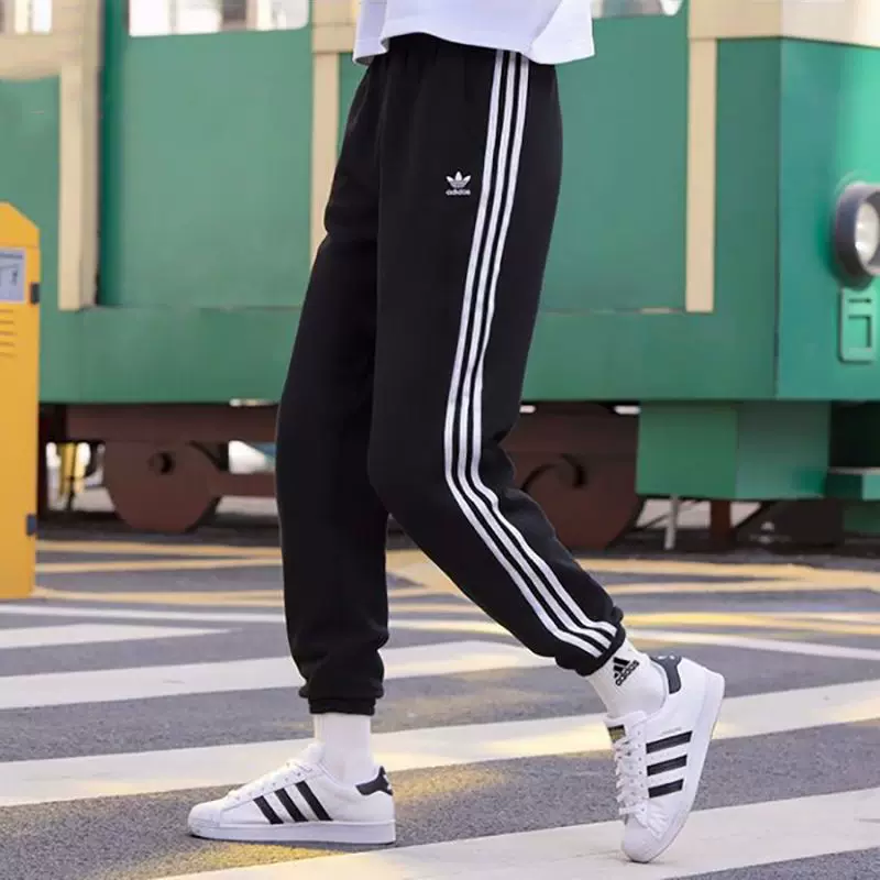 Полноправные мужские брюки Adidas Genuine Clover женские новые джоггеры PANTS спортивные штаны GD2260