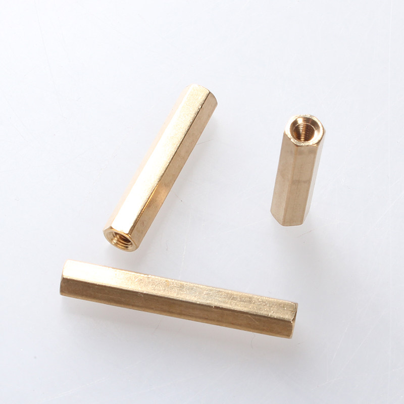 Hexagonal copper column double pass M3 * 567891011121314151617182021