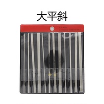 Park filing knife CF-400 small diamond filing knife suit of diamond-sand alloy steel filing knife size flat slanted file