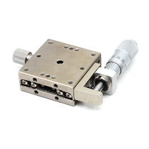 X-axis stainless steel mobile slipway LBX40 Manual precision fine tuning displacement platform XY axis LBY60 Straight ball bearing