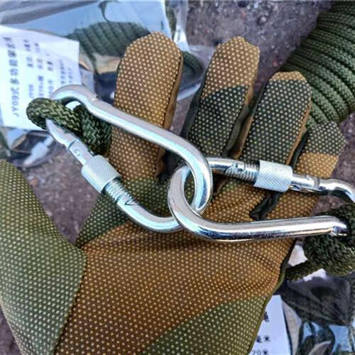 Intron steel wire 09 rock climbing rope 10 20 m Safety rope 8 mm steel core Mountaineering climbing load bearing 200 kg-Taobao