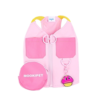 mookipet puppy clothes summer thin Bichon bear Teddy Schnauzer traction pet vest vest cute