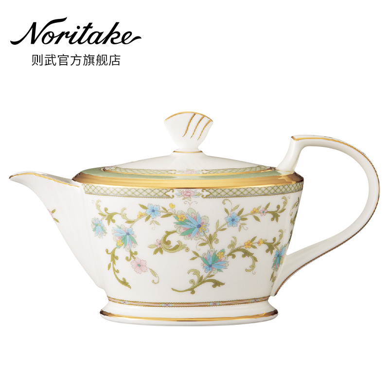 Noritake Noritake YOSHINO Japan Yoshino cherry blossom bone china teapot single pot European style household tea set with lid