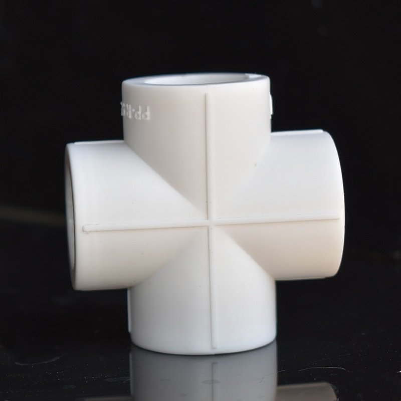 Ppr四通平面等径互通4分十字形四通6分25热熔接头1寸32水管配