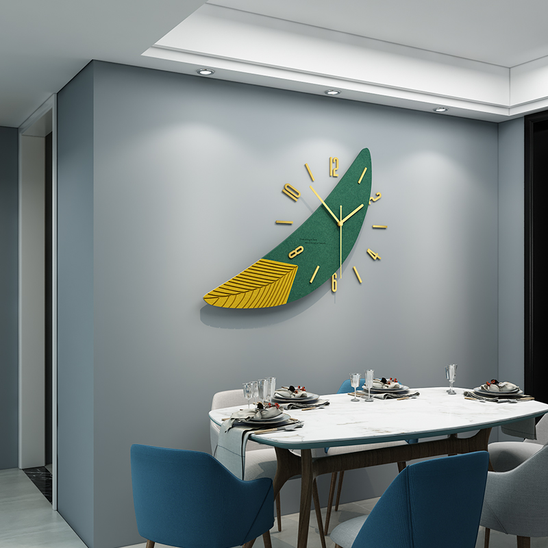 Nordic creative clock wall clock living room modern simple bedroom silent wall home art luxury decoration clock