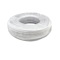 KuBike 200 meters white copper-clad aluminum 4-core RJ11 telephone line engineering home decoration wiring office room dedicated