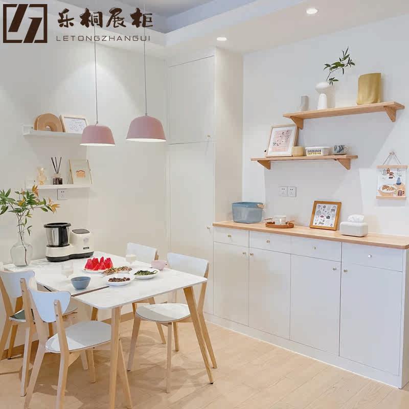 Japanese-style bread display cabinet side cabinet small commercial custom island cabinet dining tray cabinet high-end companion gift display cabinet