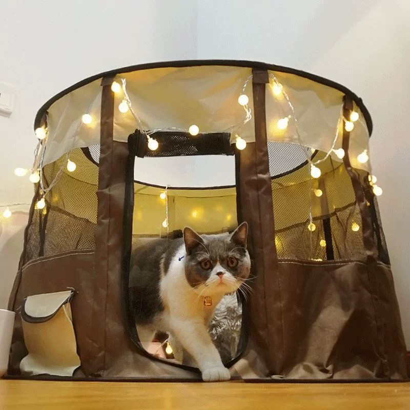 Котята гнездо летнее прохладное лето для кошек, клетка для кошки, маленьких домашних животных, товары повседневного обихода, сеть.