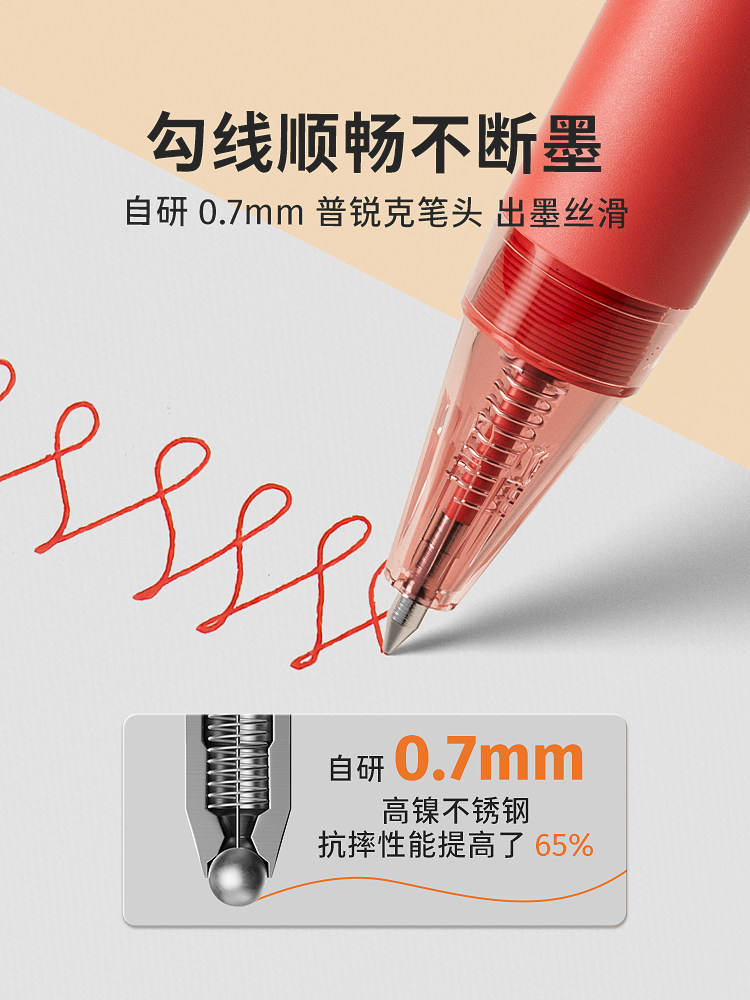 Enmi Rainbow Acrylic Liner Pen, Retractable, Colorful, Black and White, High-Value, Ins-Style Color Pen, High-Value, for Children, Elementary School Students, Journaling, Note-Taking, Special for Drawing, Art, Outlining