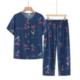 Кардиган для пожилых людей, летняя одежда, комплект для матери, для среднего возраста, короткий рукав