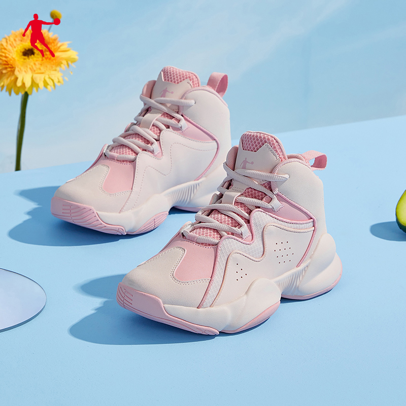 Jordan Basketball Shoes Women Sneakers Shoes Sneakers 2022 Spring Summer New Breathable Shock Absorbing High Cylinder Abrasion Resistant Real Combat Training Shoes