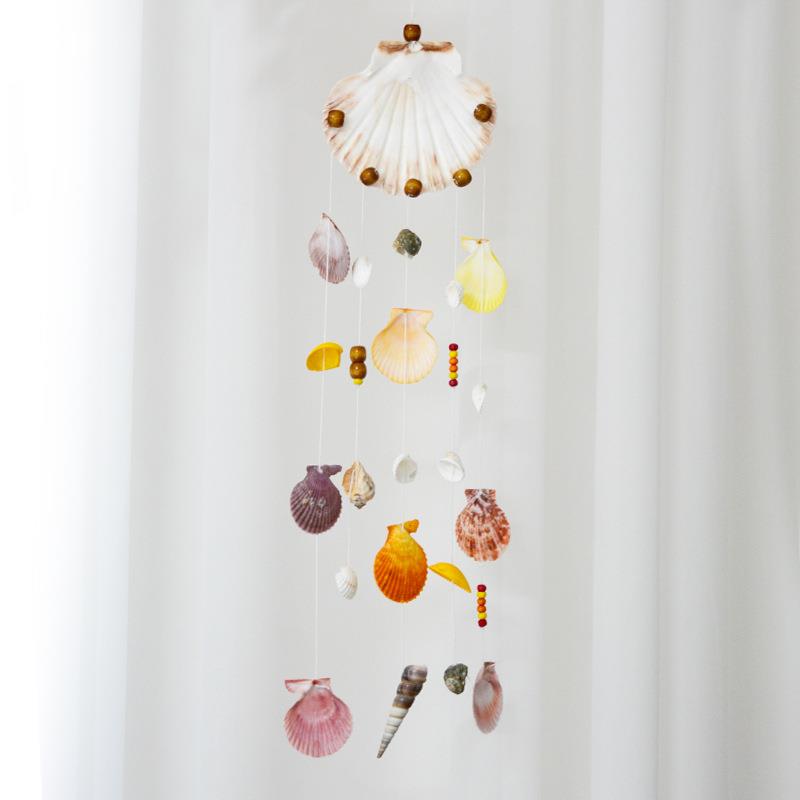 DIY Wind Bells Natural Sea Snail Wind Bells Shell Decoration Wind Bells Children Windbell Accessories Cross Border Home Ornaments-Taobao