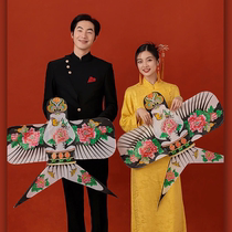 Paper Kite Ancient Style Chinese Photo Photography Goldfish Three-dimensional National Style Ancient Costume Childrens Hanfu Photo Props Ornaments