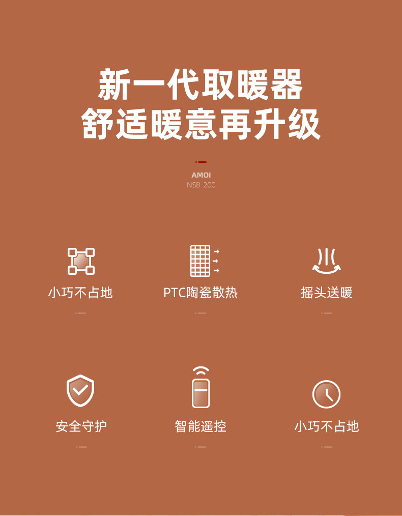 夏新 立式电热风 取暖器 三档冷暖 居浴两用 图2