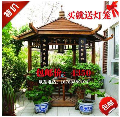 Carbonated Wood Pavilion Wooden House Outdoor Cool Pavilions Solid Wood Hexagonal Pavilions Buy Cool Pavilions To Send Lanterns 