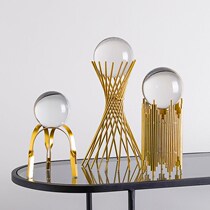 Modern Light Lavish Crystal Ball Handicraft Swing room Wine Cabinet TV Cabinet Office Room Desk Decoration