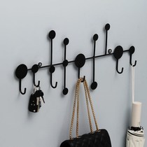 Creative Entrance Door Wall Key Hook Free To Punch Multifunction Home Living Room Genguan Door Rear Clothing Package Bag Hanger