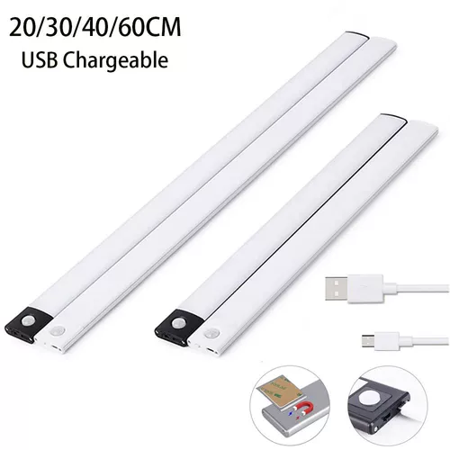 Светодиодный ночной свет USB Датчик движения Lights Wireless под каби