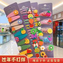 Children's hairpin baby hairpin small clip Korea ins girl princess hair accessories baby bb clip broken hair headdress