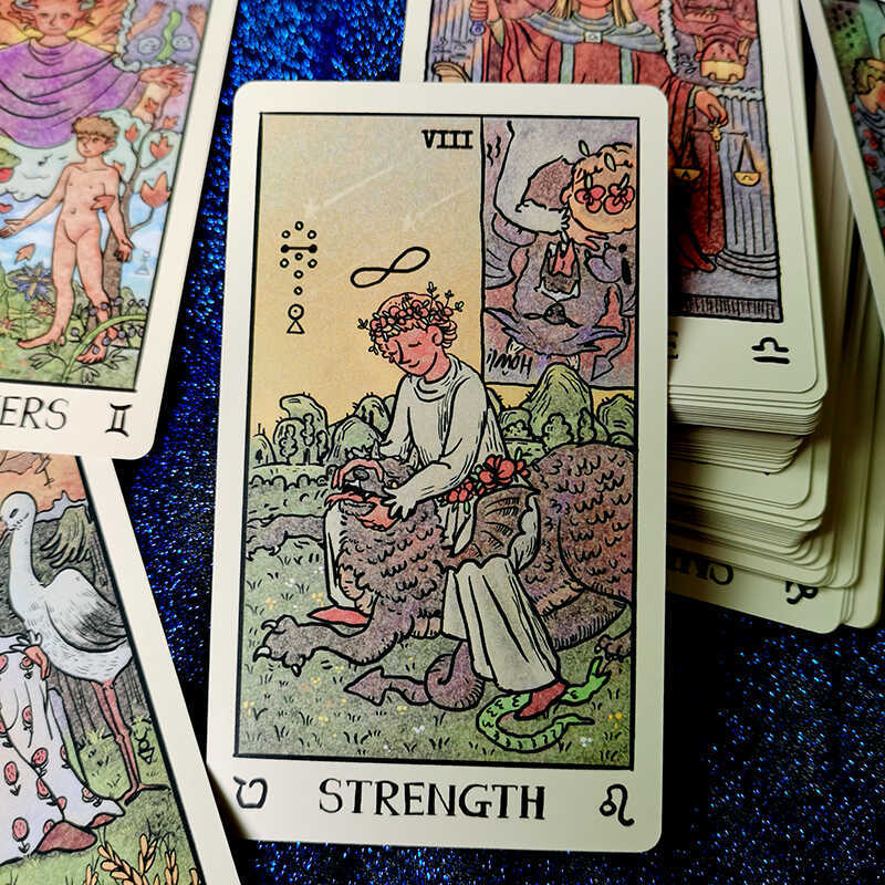 10+ 6cm Famous Card Decks, Tarot Cards, Cassier, Lenormand, Cartoon Style Portable Version, Heaven and Earth Box