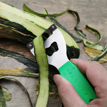 Cut Pumpkin Pie Special Knife Winter Melon Paring Knife Old Fashioned Pull Planing Leather Knife Peel Knife Fruit Peeler Gourd Scraping Leather Tool