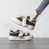 4 27F ten thousand people planting grass -- Amy Designer -- Thick Bottom Beggar Sails Cloth Shoes Womens Summer Low Bunch of Little White Shoes