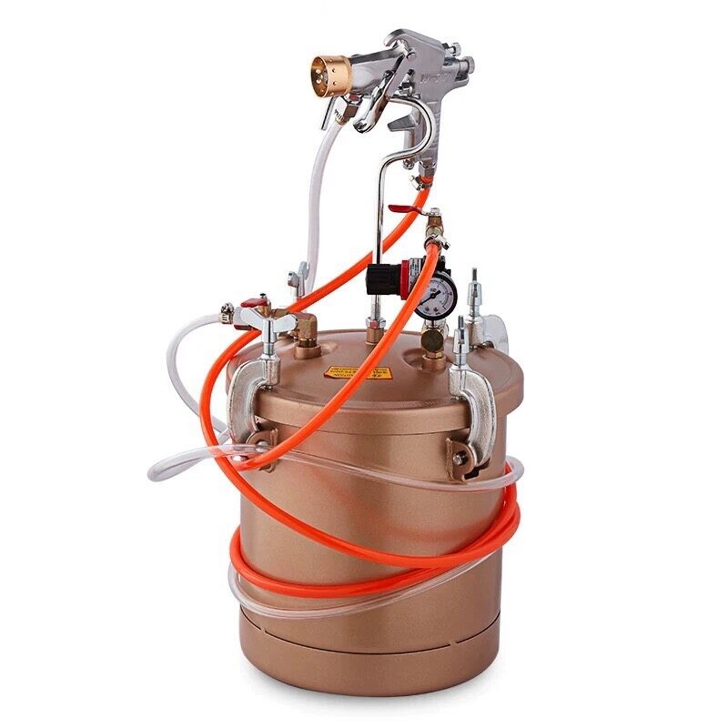 10-Liter and 15-Liter Pressure Tanks for Spray Painting, Specifically for Color Steel Paint, Water-In-Water, Water-In-Sand, Multi-Color Paint, and Stone Paint