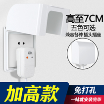 86 type plus socket waterproof cover paste bathroom leakage switch anti - splash box water heater protects leakage cover