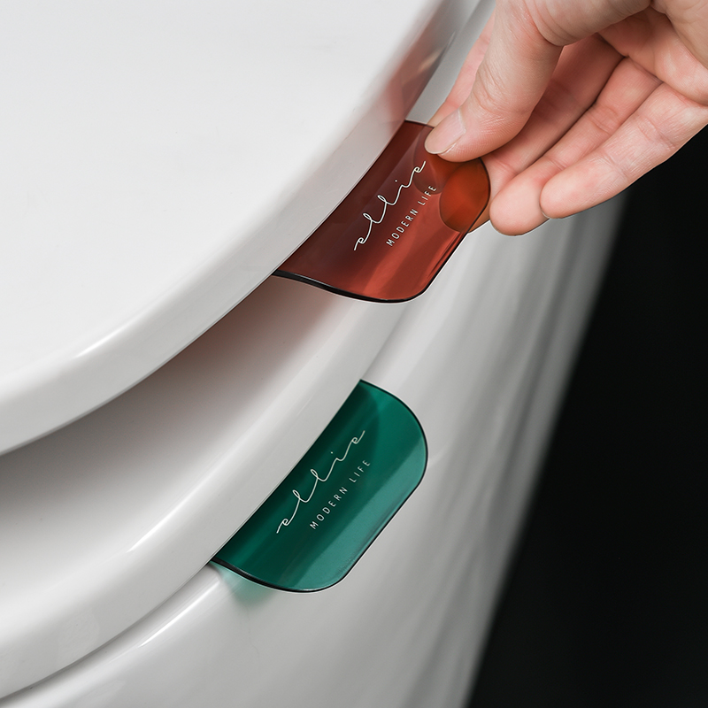 Light luxury toilet lid lifter household non-dirty hand lift toilet lid lifter toilet lift lid artifact dressing room