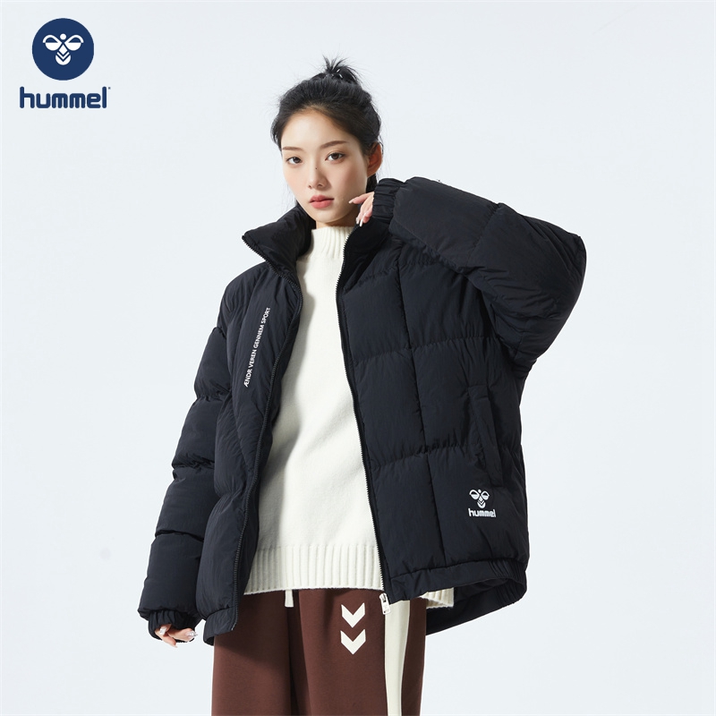 Hummel 大黄蜂 22年冬季 男女同款 休闲立领宽松简约棉服外套 天猫优惠券折后￥279包邮（￥429-150）4色可选