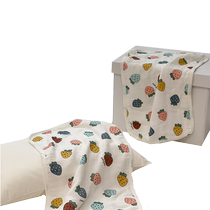 MUJI 2023 New Childrens Pillow Cover Home Single Pillow Pad Sweat-absorbent Anti-mite Antibacterial Baby Pillow Cover