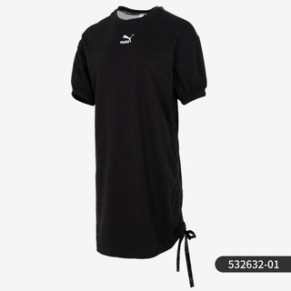 Puma/彪马正品秋冬季新款女子休闲运动短袖连衣裙 532632-85