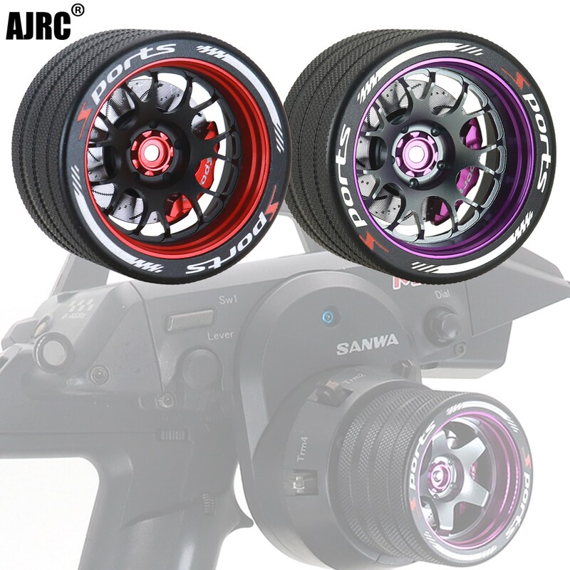 Rc Remote Control Sanwa/Futaba/Nb4/7Px/X9 Universal Full Metal Handwheel Direction Wheel