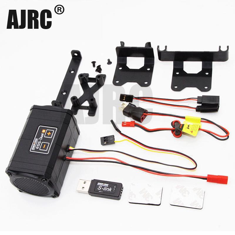 Sanshi Ess-Dual+ Dual Speaker Sound Group for Simulated Sound, Dedicated for Axial Trx4 Crawler Car, Comes with a Stand Sanshi Ess-Dual+ Dual Speaker Sound Group for Simulated Sound, Dedicated for Axial Trx4 Crawler Car, Comes with a Stand