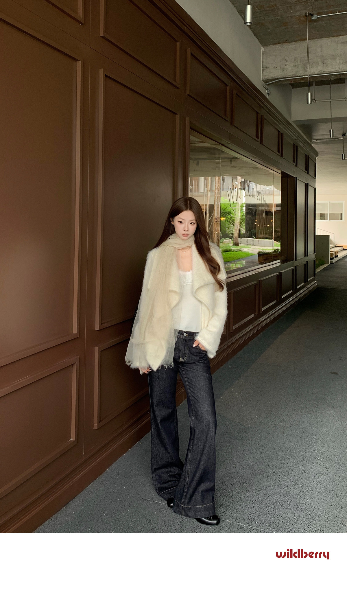 Wildberry Cropped Fleece Big Lapel Jacket