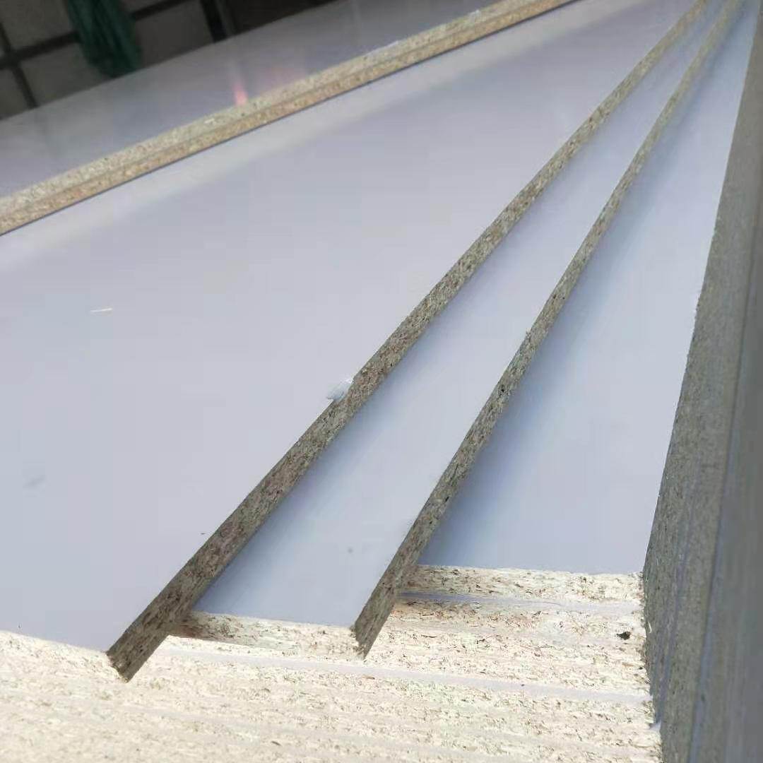 Particle board double-sided paint-free board particle board melamine furniture cabinet board decoration decoration partition decoration panel